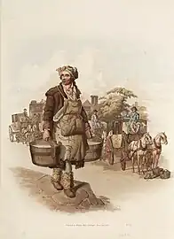 Waterman to a Coach Stand, de The Costume of Great Britain, 1808.