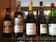 Vieux millésimes de Wente et Cresta Blanca.