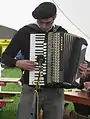 Montfort Tadier et son accordéon