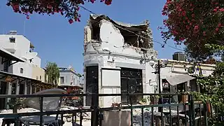 Bâtiment effondré à Kos