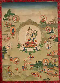Thangka représentant Tārā blanche, XIXe siècle, Rubin Museum of Art