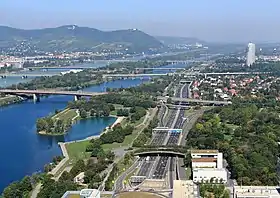 La E49/A22 à Vienne en Autriche.