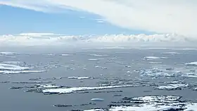 Vue vers l'ouest de l'archipel Wilhelm