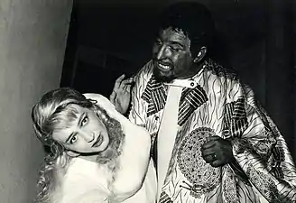Avec Jožko Lukeš (sl) en 1963 dans Othello de Shakespeare