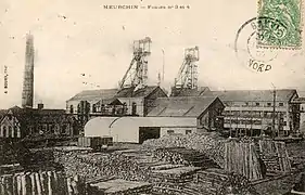 Fosse n° 3 - 4 des mines de Meurchin