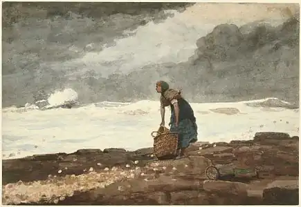 Girl with Red Stockings, 1882.