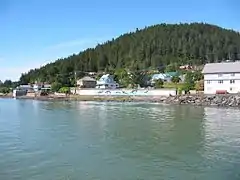 Le mont Dewey situé au pied de la ville.