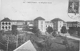 Les débuts de l'hôpital.