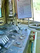 Pupitre de conduite des autorails