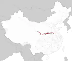 Image illustrative de l’article LGV Xuzhou - Lanzhou