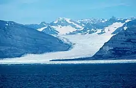 Le glacier en 1977.