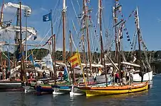 Fête maritime de Douarnenez en 2008, après Brest 2008.