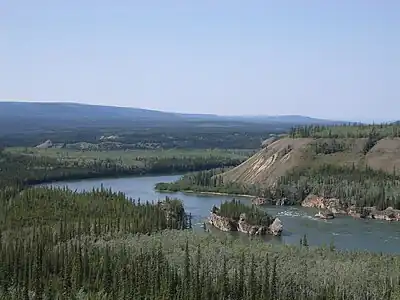 Le fleuve Yukon.