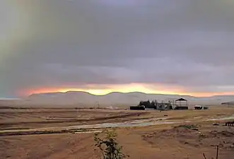 Ferme de Zammam dans le nord de l'Arabie saoudite en février 2007.