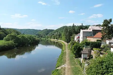 La Berounka à Zbečno.