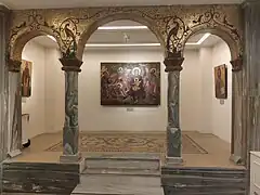 Ancien atelier de Ziller, aménagé par Lovérdos comme salle principale de son musée.