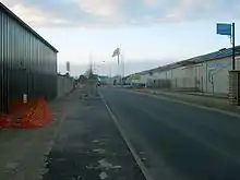 Photo prise en février 2008 représentant la rénovation de la zone de Tubœuf