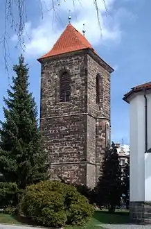 Clocher de l'église Saint-Gothard.
