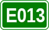 Route européenne 013