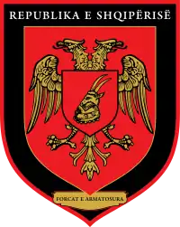 Emblème des Forces armées de la république d'Albanie