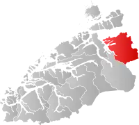 Localisation de Surnadal