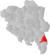 Localisation de Åsnes