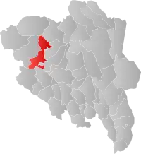 Localisation de Vågå