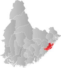 Localisation de Arendal