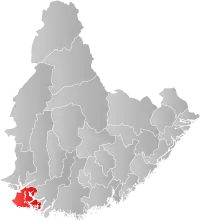 Localisation de Farsund