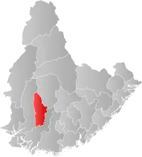 Localisation de Hægebostad