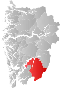 Localisation de Ullensvang