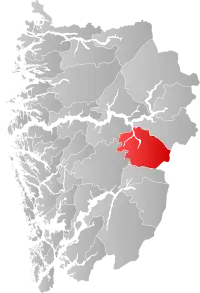 Localisation de Aurland
