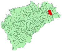 Localisation de Fresno de Cantespino