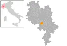 Localisation de Isola d'Asti