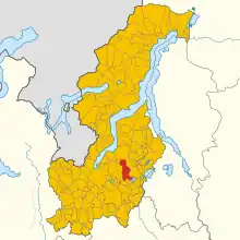 Localisation de Albavilla