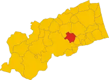 Localisation de Appignano del Tronto