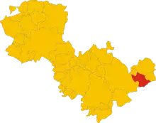 Localisation de Arrone