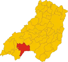 Localisation de Borgo Val di Taro