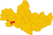 Localisation de Bovisio-Masciago