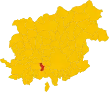 Localisation de Campoli del Monte Taburno