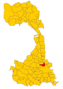 Localisation de Caresanablot