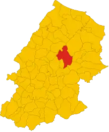 Localisation de Casacalenda