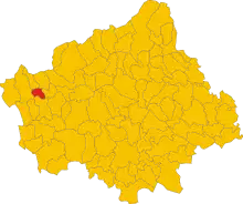 Localisation de Castelcucco