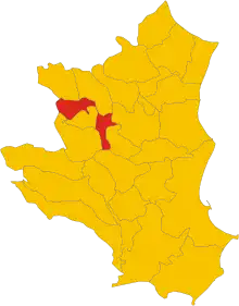 Localisation de Castelsilano