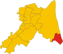 Localisation de Cervia