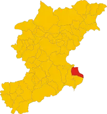 Localisation de Chies d'Alpago