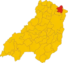 Localisation de Colorno