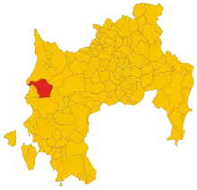 Localisation de Fluminimaggiore