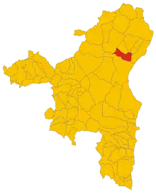 Localisation de Galtellì