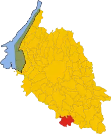 Localisation de Gazzo Veronese